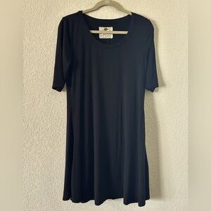 Large Black Cupio Dress